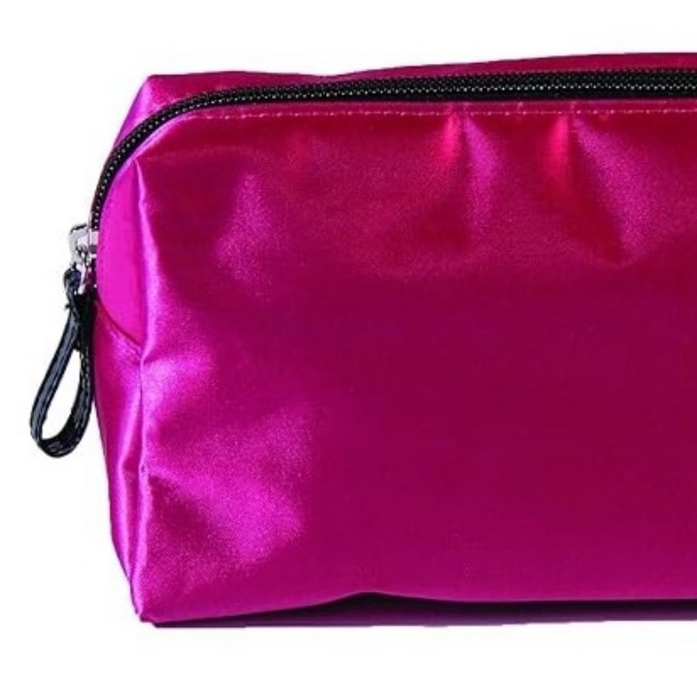 Caboodles Pink Satin Makeup Bag, Clutch